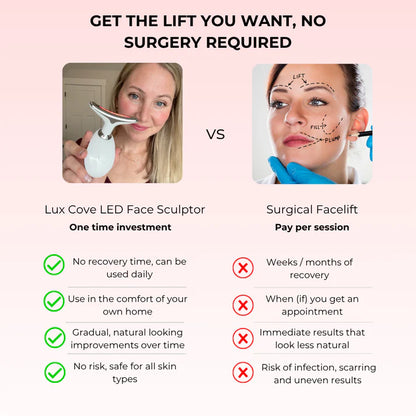Lux Cove 7-in-1 LED Facial Sculptor Regular